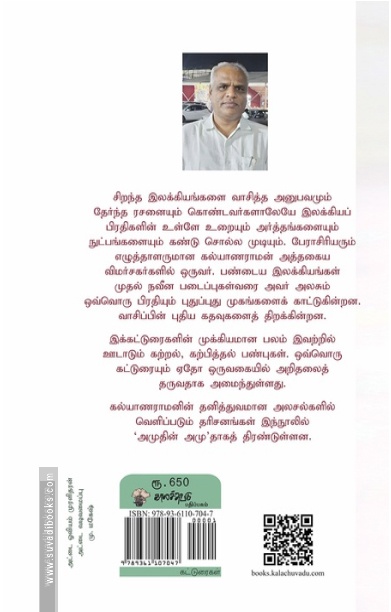 அமுதின் அமுது இலக்கியப் பிரதிகளில் வெளிப்படும் தரிசனங்கள்