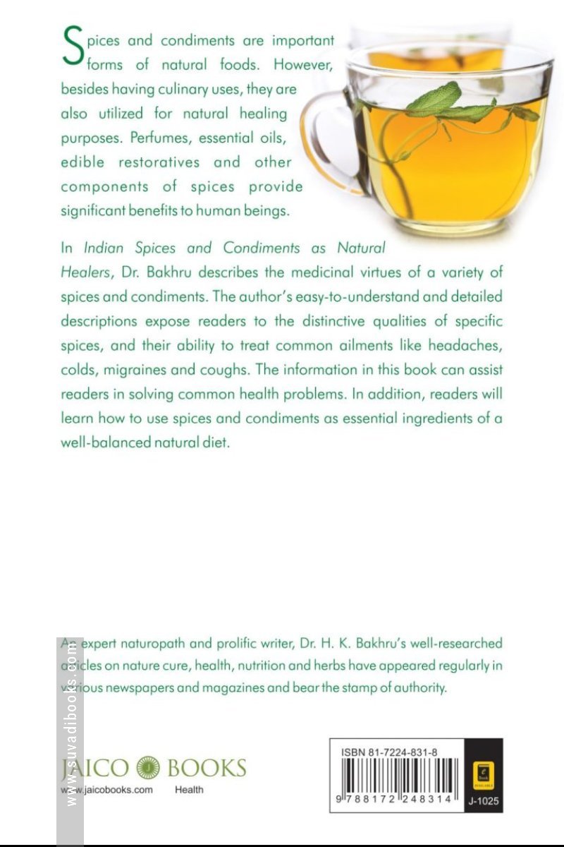 Indian Spices & Condiments as Natural Healers