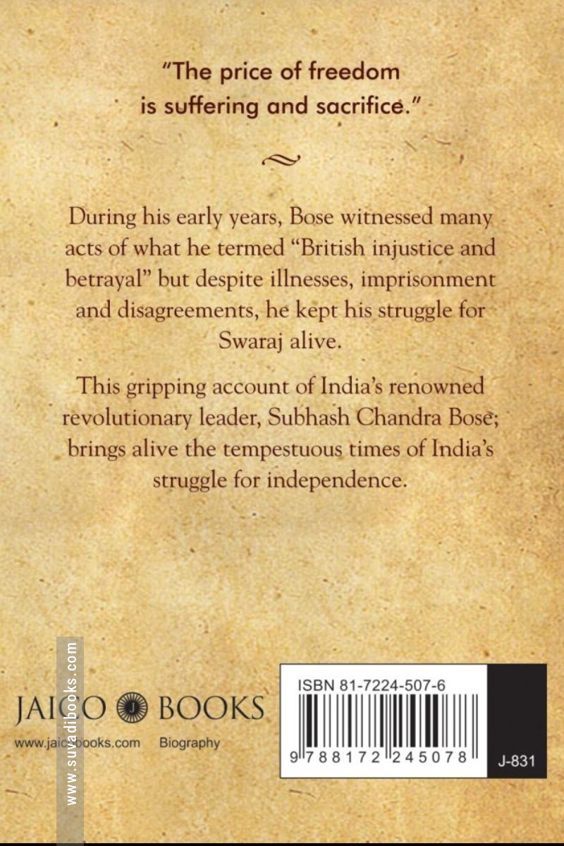 Subhash Chandra Bose (By Hugh Toye)