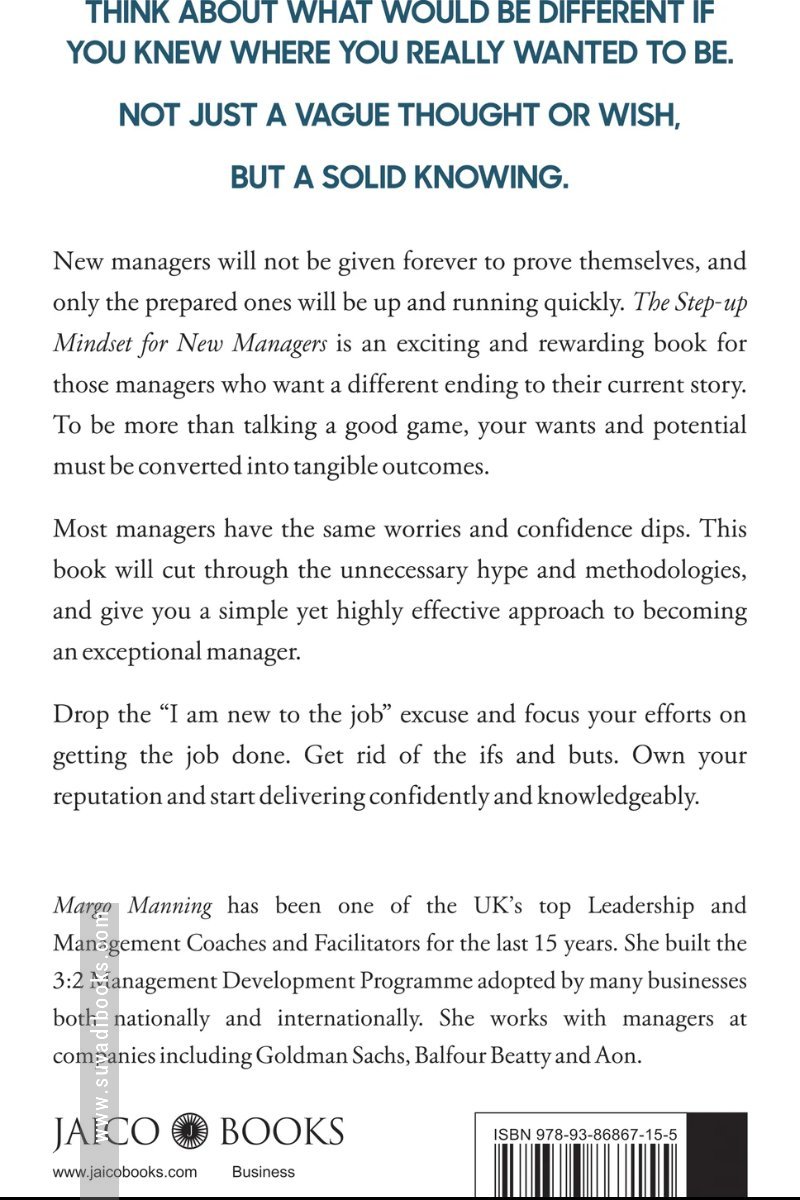 the step-up mindset for new managers